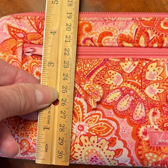 Vera Bradley Sherbet Zip Around Wallet - Picture 7 of 9